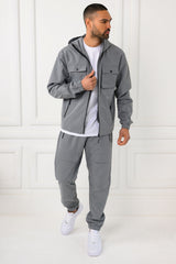 CREED JACKET & PANT SET - MID GREY