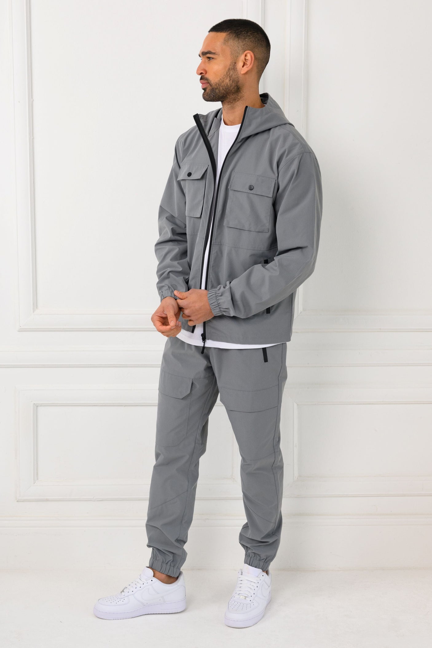 CREED JACKET & PANT SET - MID GREY