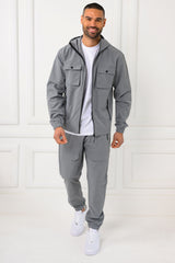 CREED JACKET & PANT SET - MID GREY