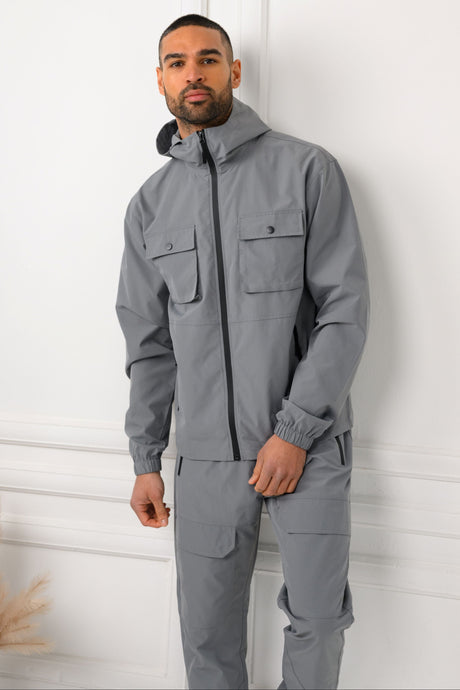 CREED JACKET & PANT SET - MID GREY