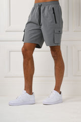 CREED JACKET & SHORT SET - MID GREY