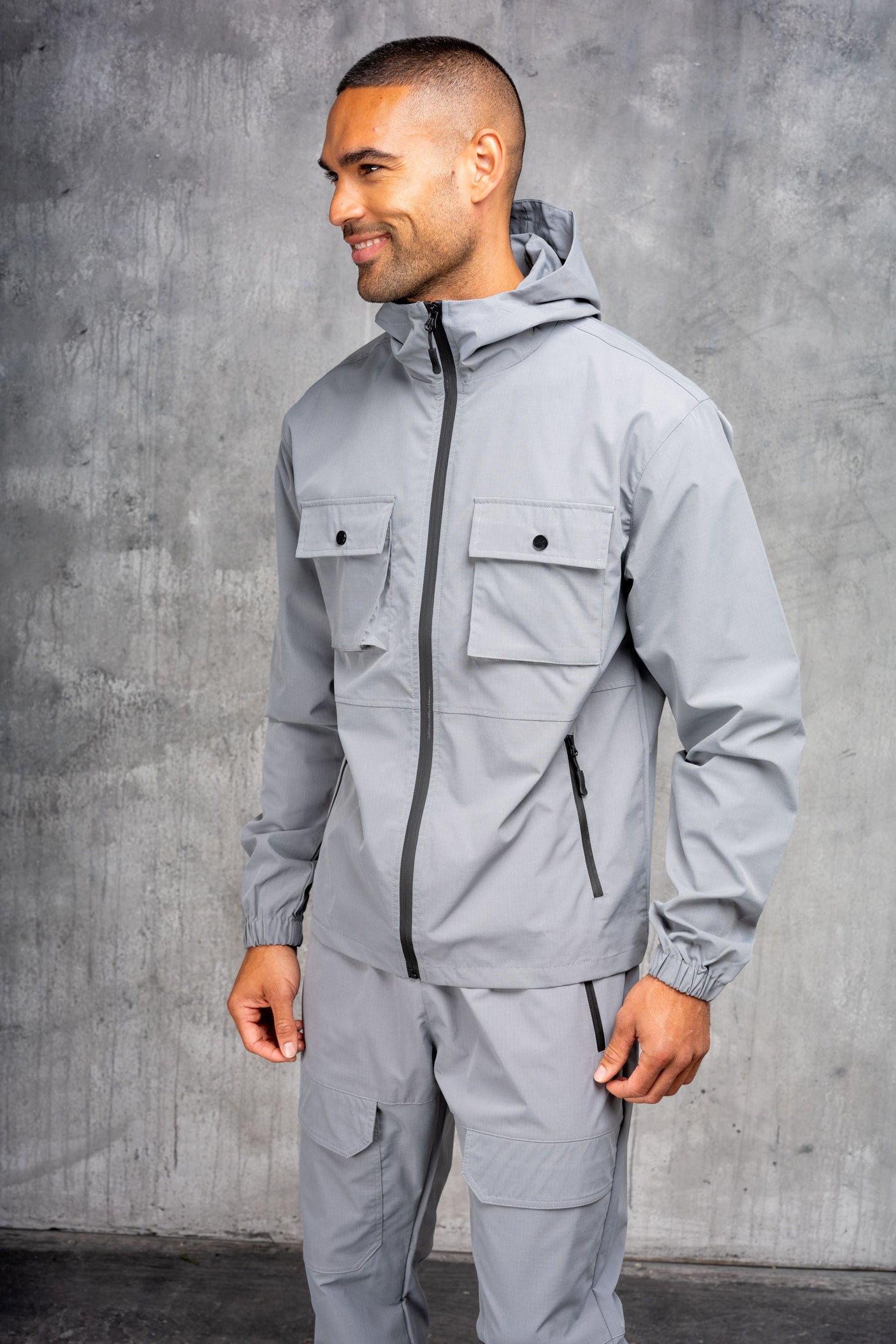 CREED TECH TRACKSUIT - MID GREY