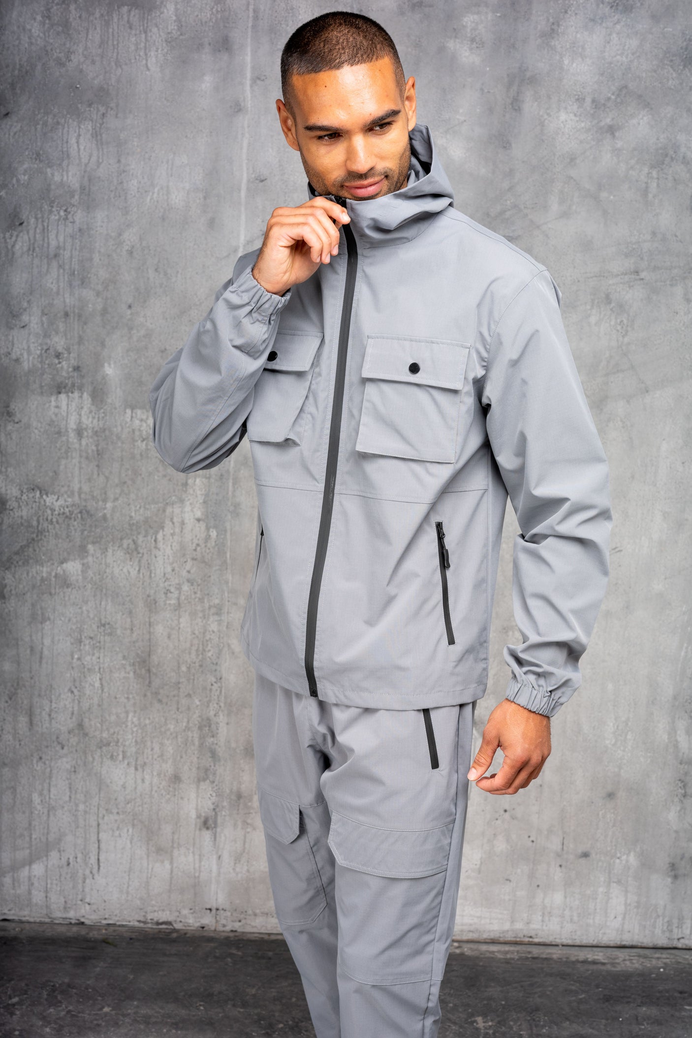 CREED TECH TRACKSUIT - MID GREY