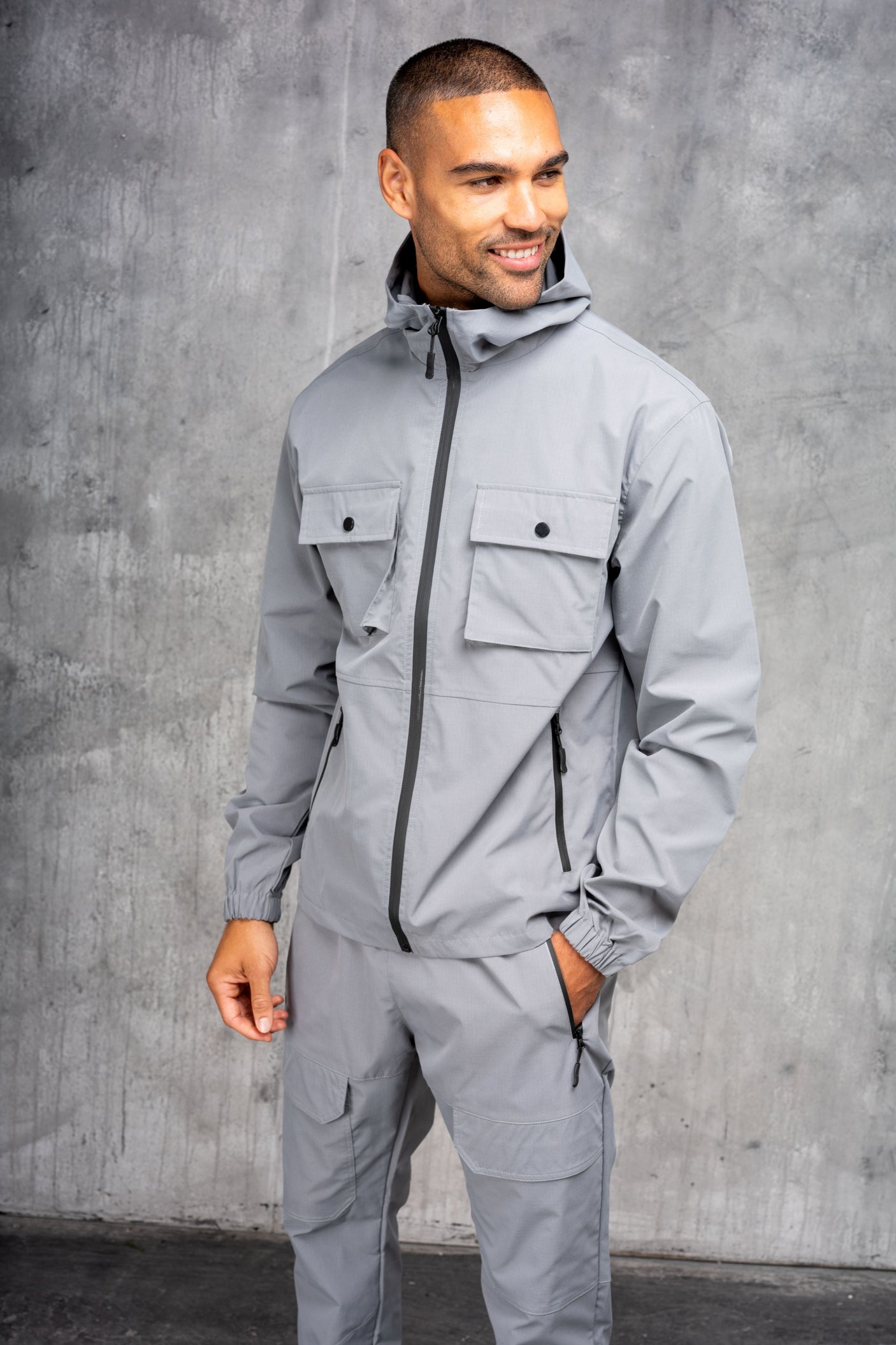 CREED TECH TRACKSUIT - MID GREY