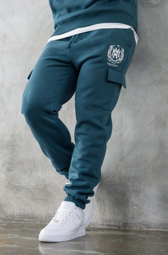 CREST JOGGERS - TEAL