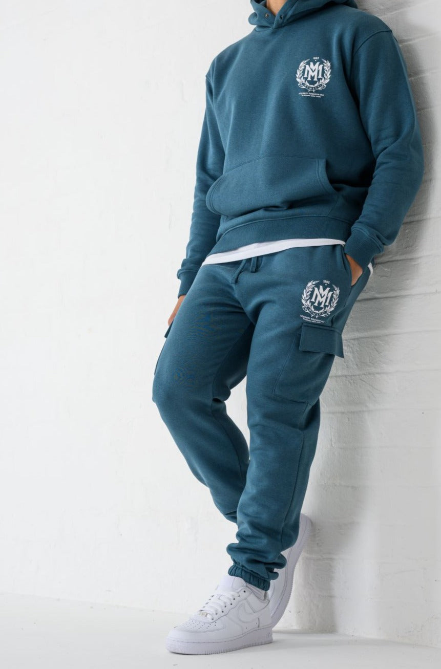 CREST JOGGERS - TEAL