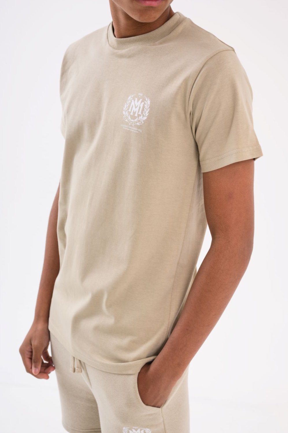 CREST BOYS T-SHIRT - OAT