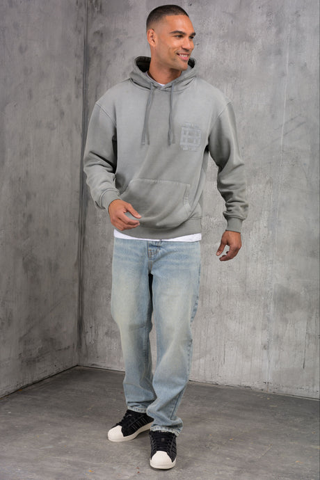 CLUB Washed Denim Jeans - BLUE