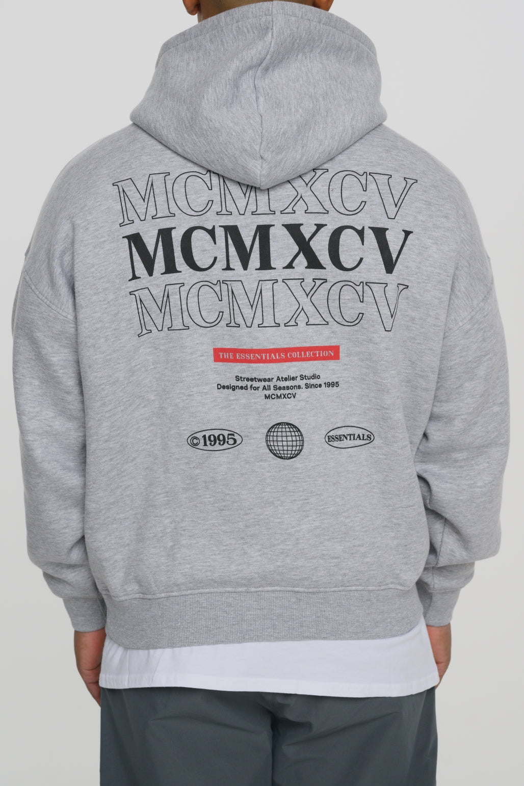 EMPIRE OVERSIZED HOODIE - GREY