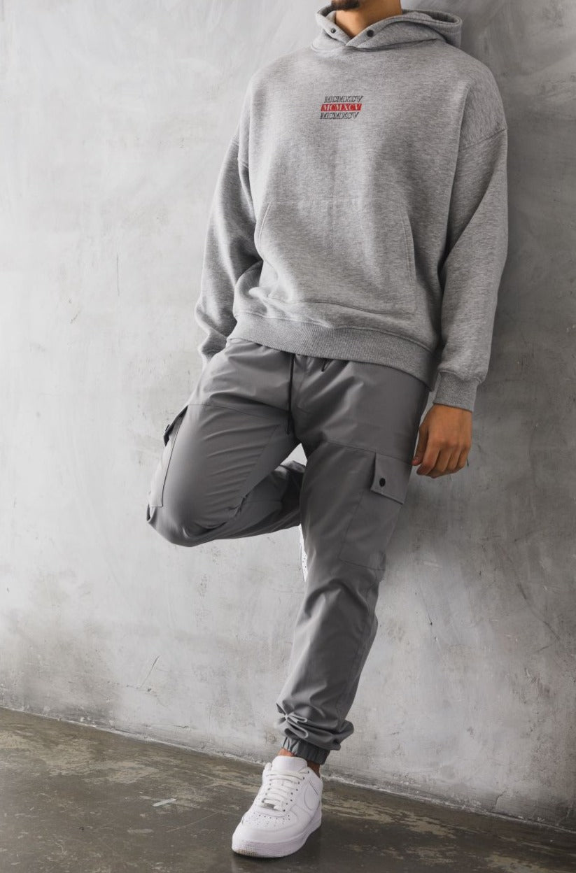 EMPIRE OVERSIZED HOODIE - GREY