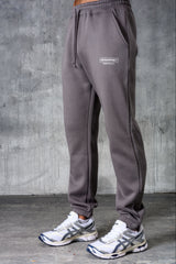 ESSENTIALS HOODY TEE & JOGGER SET - CHARCOAL