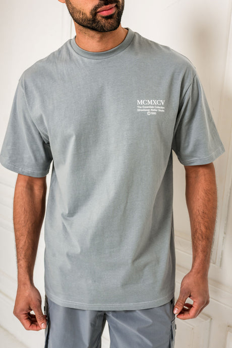 ESSENTIAL T-SHIRT - LAVA GREY