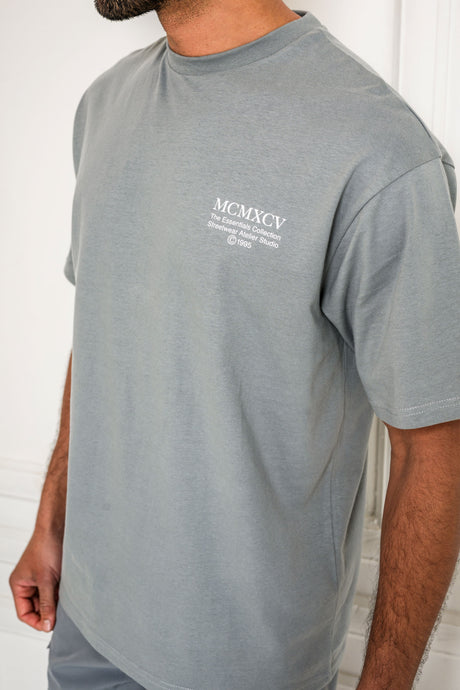 ESSENTIAL T-SHIRT - LAVA GREY