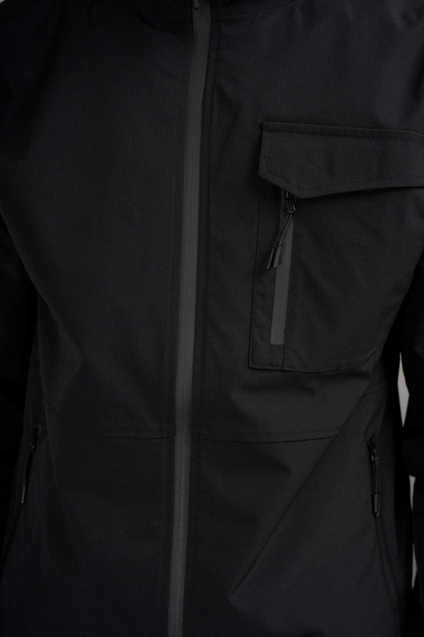 FALCON JACKET & OPEN PANT - BLACK