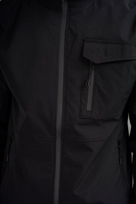 FALCON JACKET & OPEN PANT - BLACK