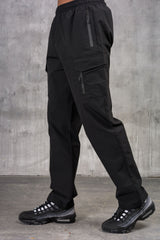 FALCON JACKET & OPEN PANT - BLACK