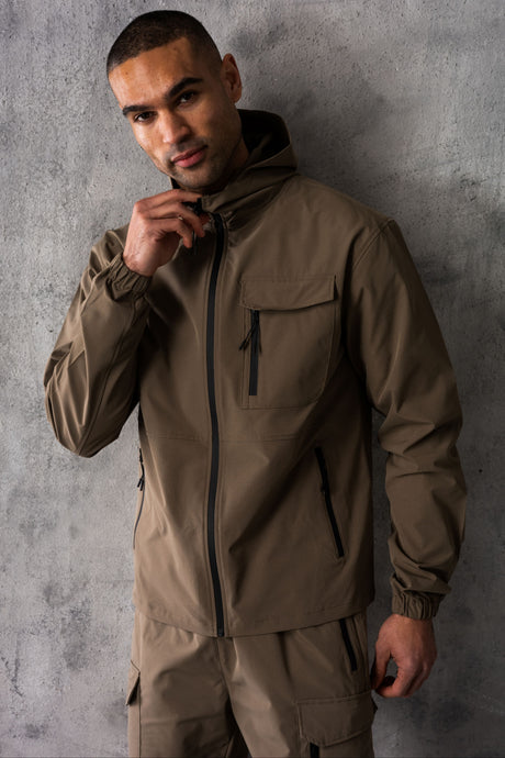 FALCON JACKET - DK TAUPE