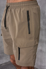 FALCON JACKET & SHORT SET - DK TAUPE