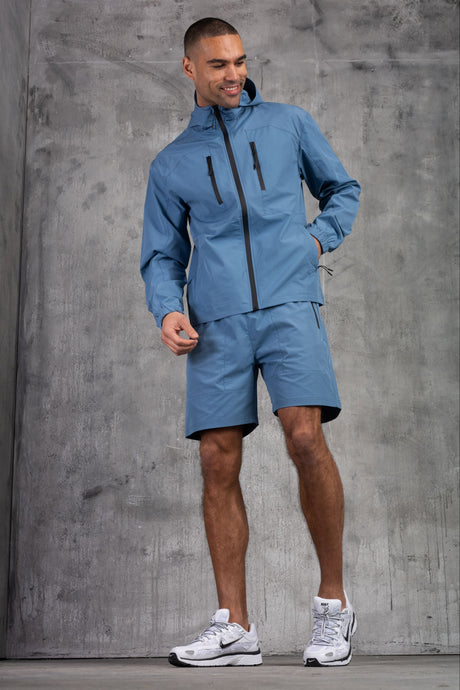 RAPTOR JACKET & SHORT SET - BLUE