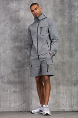 FALCON JACKET & SHORT SET - MID GREY