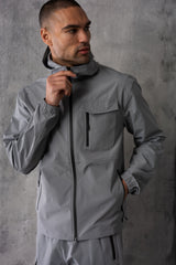 FALCON JACKET & SHORT SET - MID GREY