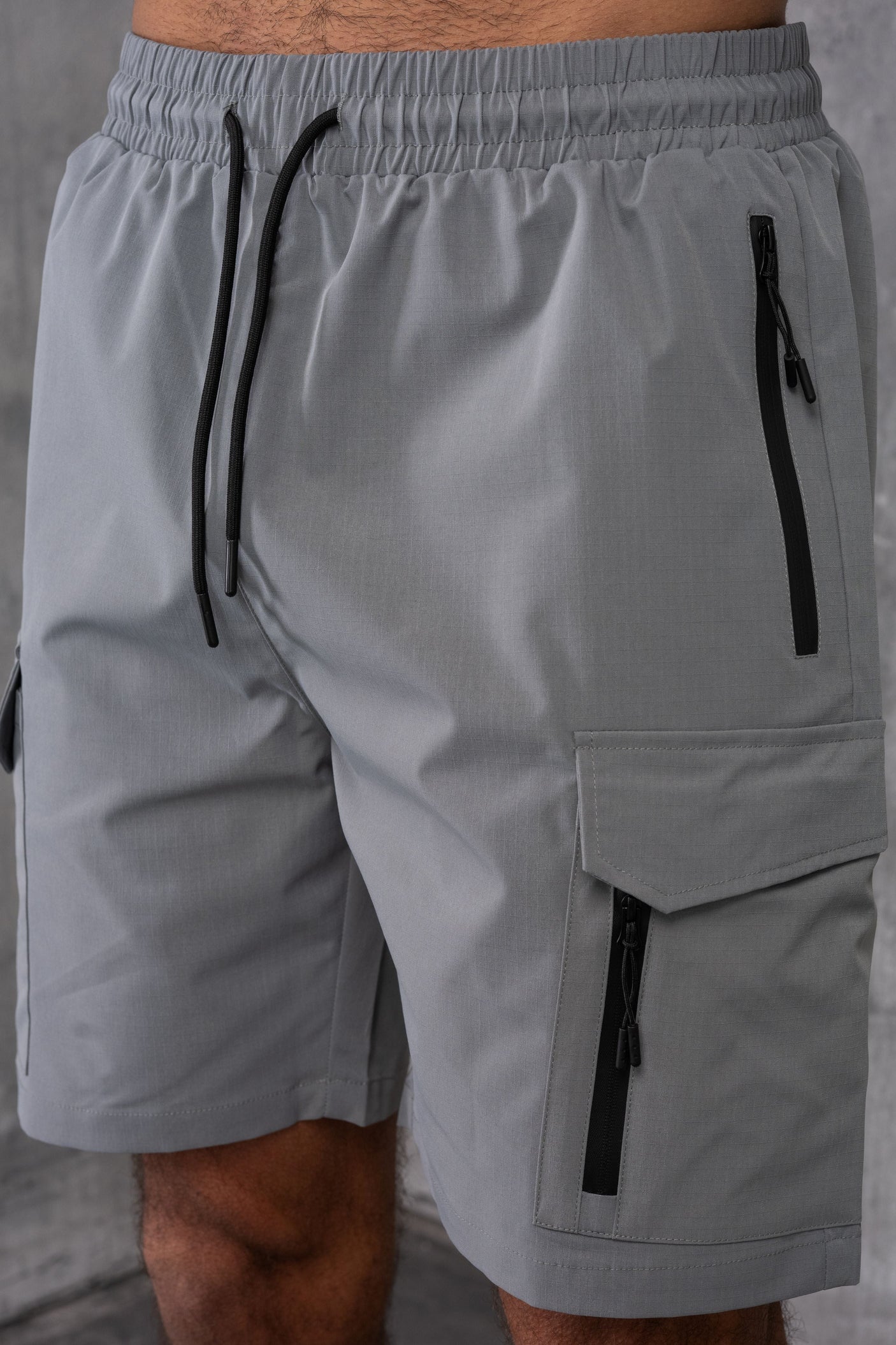 FALCON JACKET & SHORT SET - MID GREY