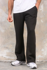 FELIX (UNBRANDED) OPEN HEM JOGGERS - BLACK