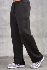FELIX (UNBRANDED) OPEN HEM JOGGERS - BLACK