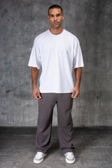 FELIX (UNBRANDED) OPEN HEM JOGGERS - CHARCOAL