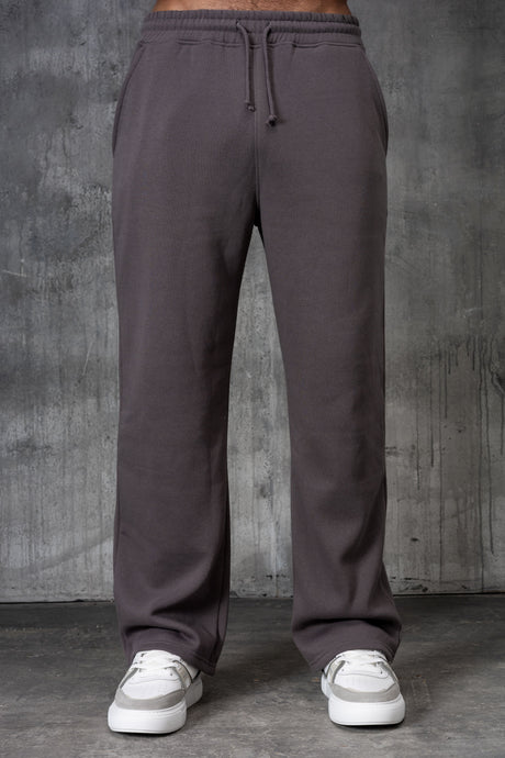 FELIX (UNBRANDED) OPEN HEM JOGGERS - CHARCOAL