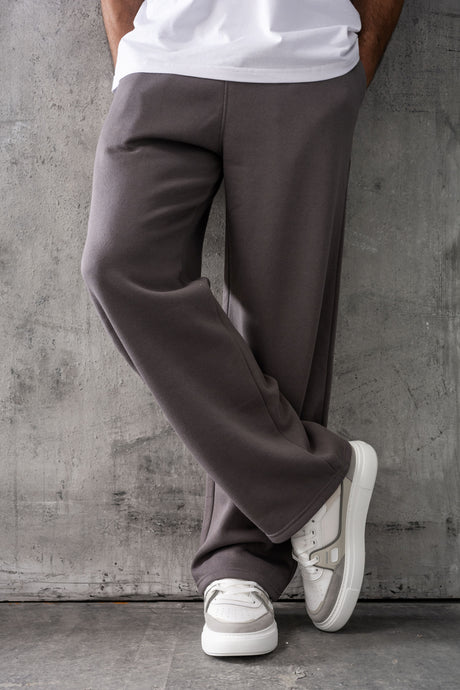 FELIX (UNBRANDED) OPEN HEM JOGGERS - CHARCOAL