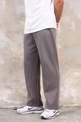 FELIX (UNBRANDED) OPEN HEM JOGGERS - CHARCOAL