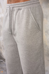 FELIX (UNBRANDED) OPEN HEM JOGGERS - GREY MARL