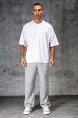 FELIX (UNBRANDED) OPEN HEM JOGGERS - GREY MARL