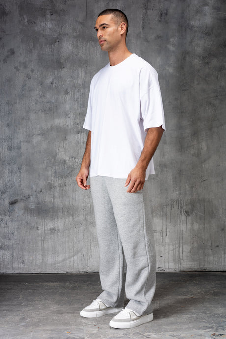 FELIX (UNBRANDED) OPEN HEM JOGGERS - GREY MARL