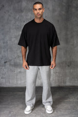 FELIX (UNBRANDED) OPEN HEM JOGGERS - GREY MARL