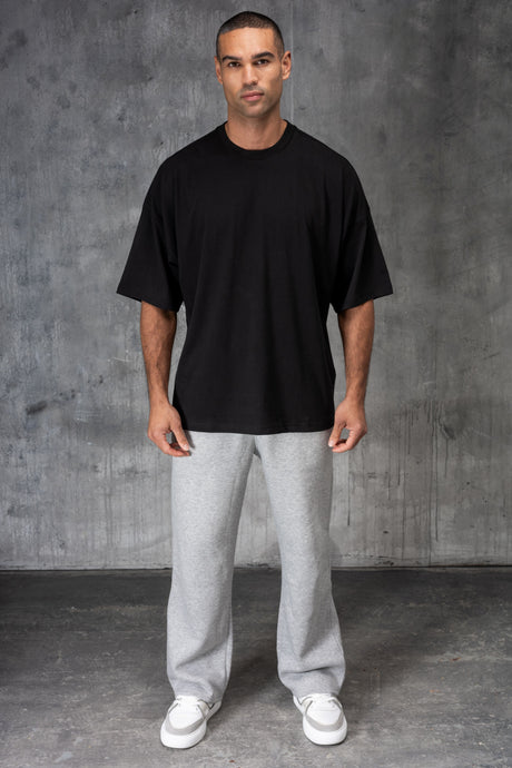 FELIX (UNBRANDED) OPEN HEM JOGGERS - GREY MARL