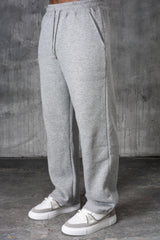FELIX (UNBRANDED) OPEN HEM JOGGERS - GREY MARL