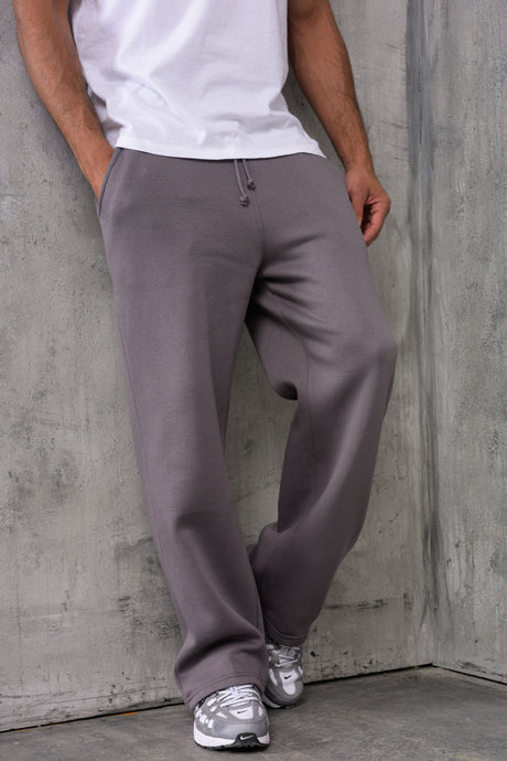 FELIX (UNBRANDED) OPEN HEM JOGGERS - CHARCOAL