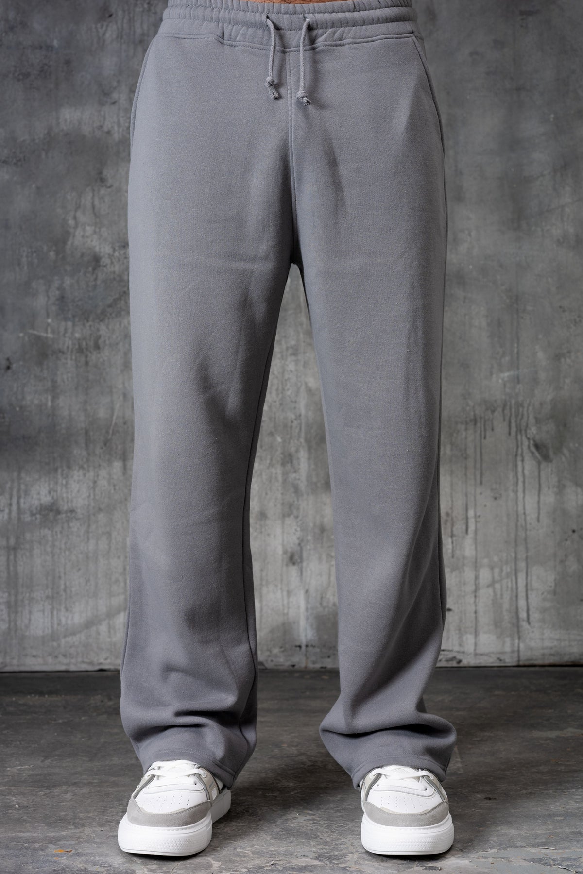 FELIX (UNBRANDED) OPEN HEM JOGGERS - LAVA GREY