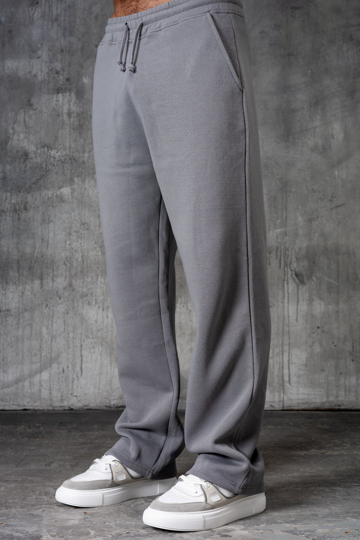 FELIX (UNBRANDED) OPEN HEM JOGGERS - LAVA GREY