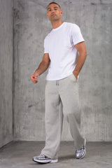 FELIX (UNBRANDED) OPEN HEM JOGGERS - GREY MARL