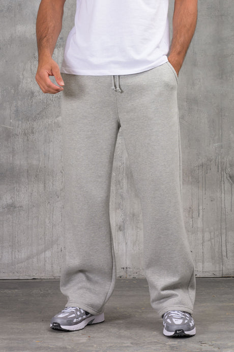 FELIX (UNBRANDED) OPEN HEM JOGGERS - GREY MARL