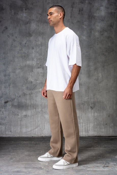 FELIX (UNBRANDED) OPEN HEM JOGGERS - STONE