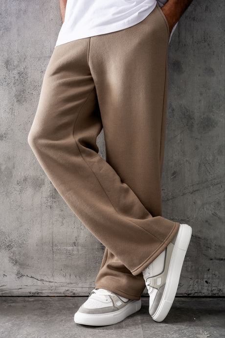 FELIX (UNBRANDED) OPEN HEM JOGGERS - STONE