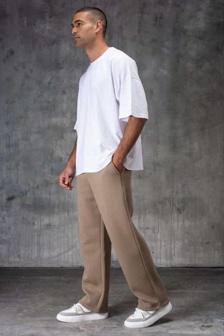 FELIX (UNBRANDED) OPEN HEM JOGGERS - STONE