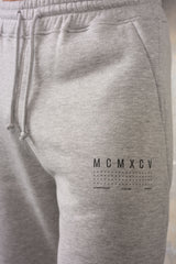FENTON CUFFED JOGGERS - GREY MARL