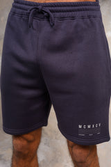 FENTON HOODY TEE & SHORT SET - NAVY