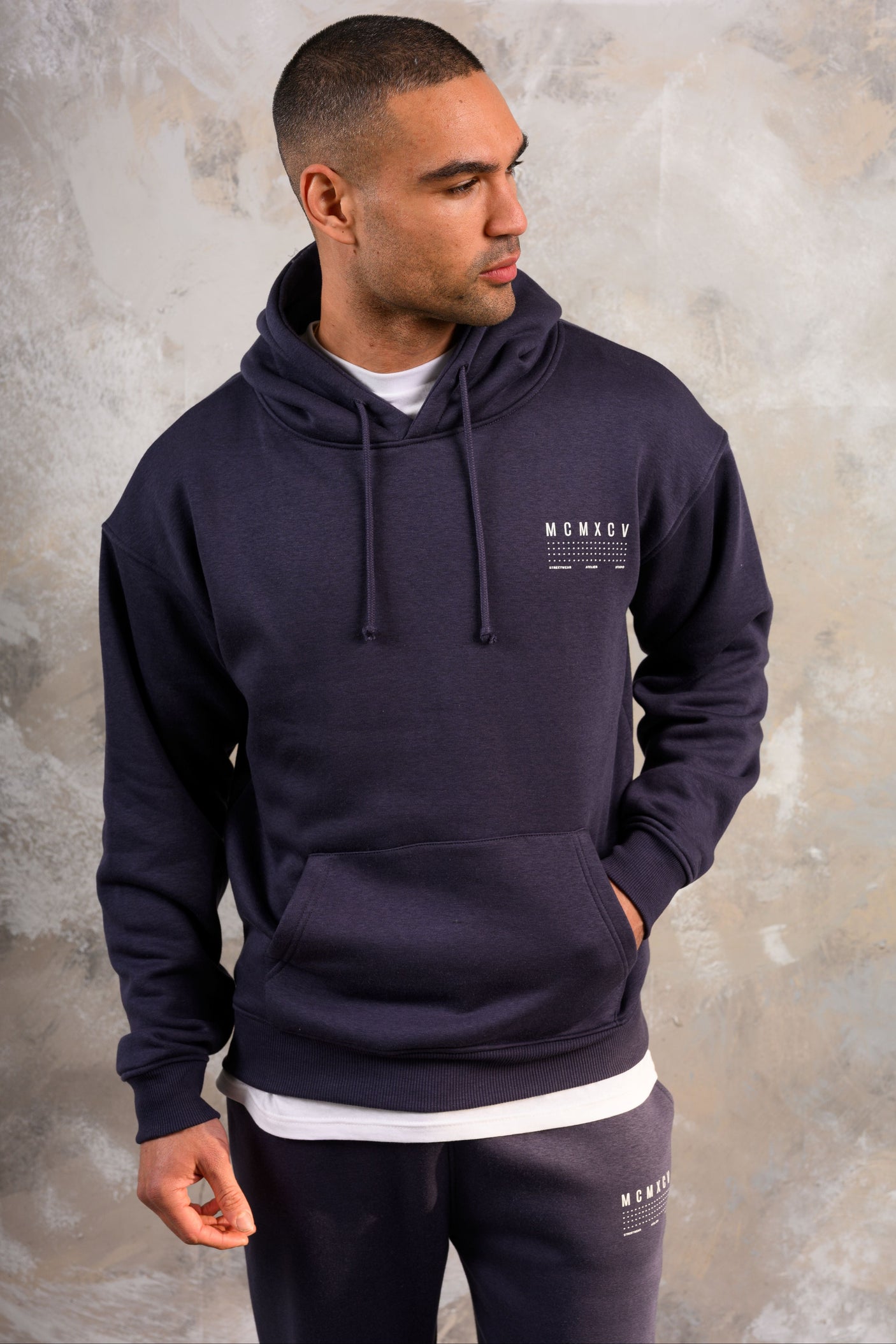FENTON HOODY - NAVY
