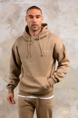 FENTON HOODY TEE & SHORT SET - STONE